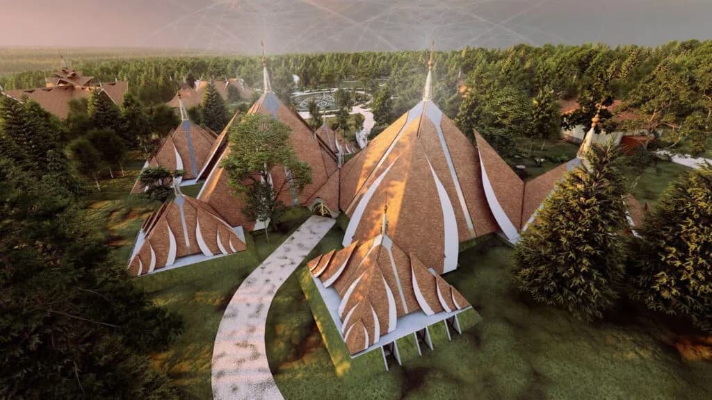 Eco-resort architecture - Ophiuchus Healing Center
